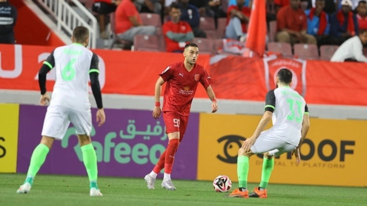 Hakim Ziyech, Katar’da ortalığı birbirine kattı: Tekmeler savurdu