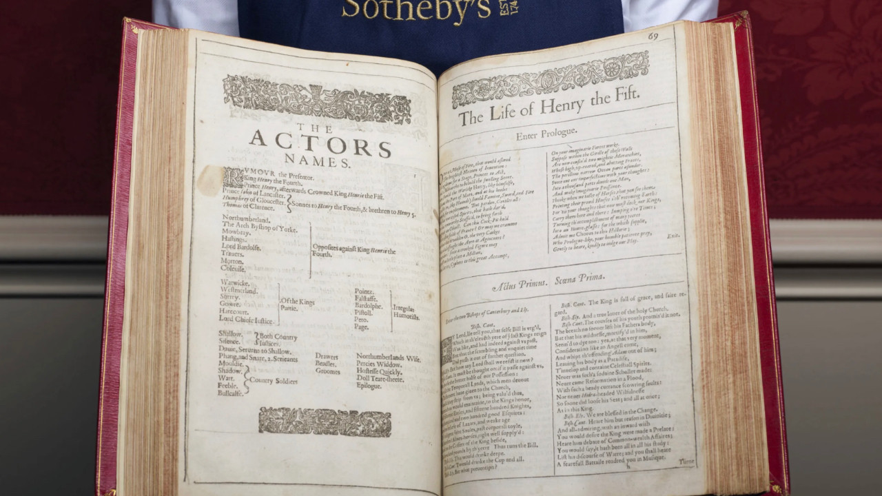 Shakespeare'in eserleri satışa çıkıyor: Milyonlarca dolara satılacak