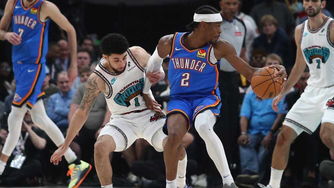 29 sayı geriden gelen Thunder, Grizzlies'ı süpürmek üzere