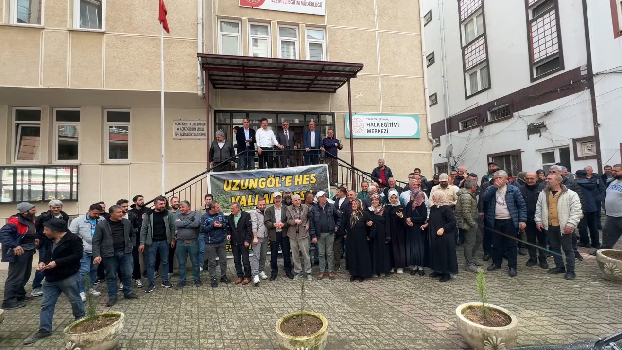 Trabzon'da halkın HES tepkisi: Şirket vazgeçmiyor