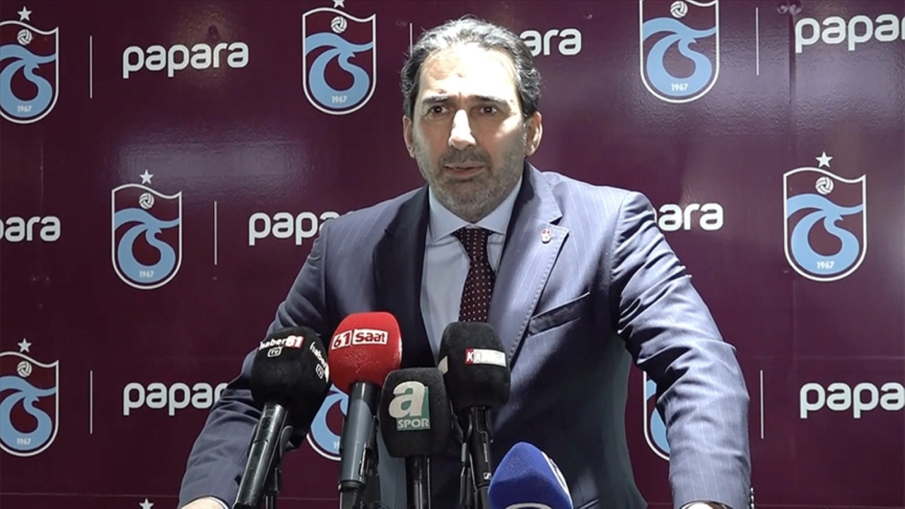 Trabzonspor'dan Hacıosmanoğlu'na tepki: Bunun cevabı kendisinde