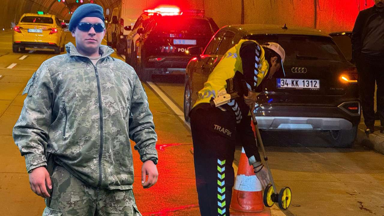 Tünelde feci kaza: Genç astsubay kurtarılamadı