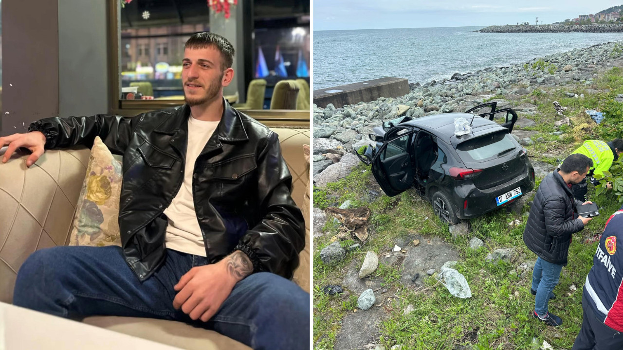 Kontrolden çıkan otomobil deniz kenarına uçtu: 1 ölü, 3 yaralı