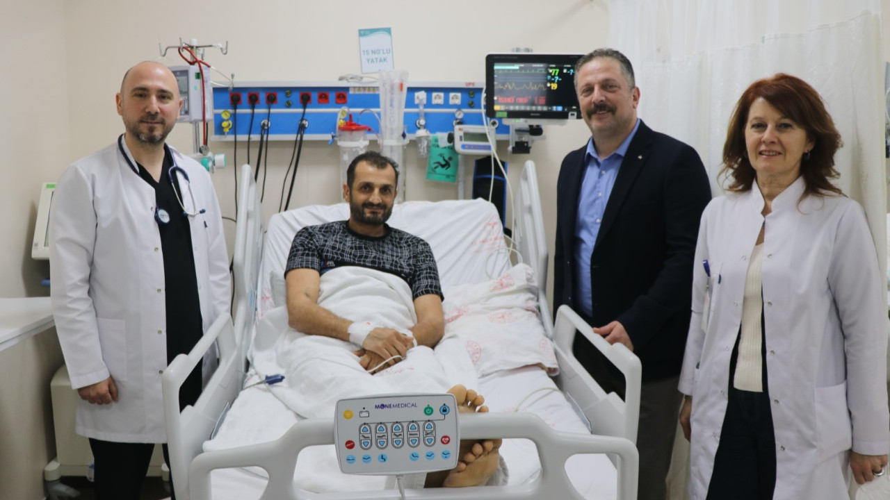 Halı sahada kalbi durdu, 12 gün sonra hastanede uyandı