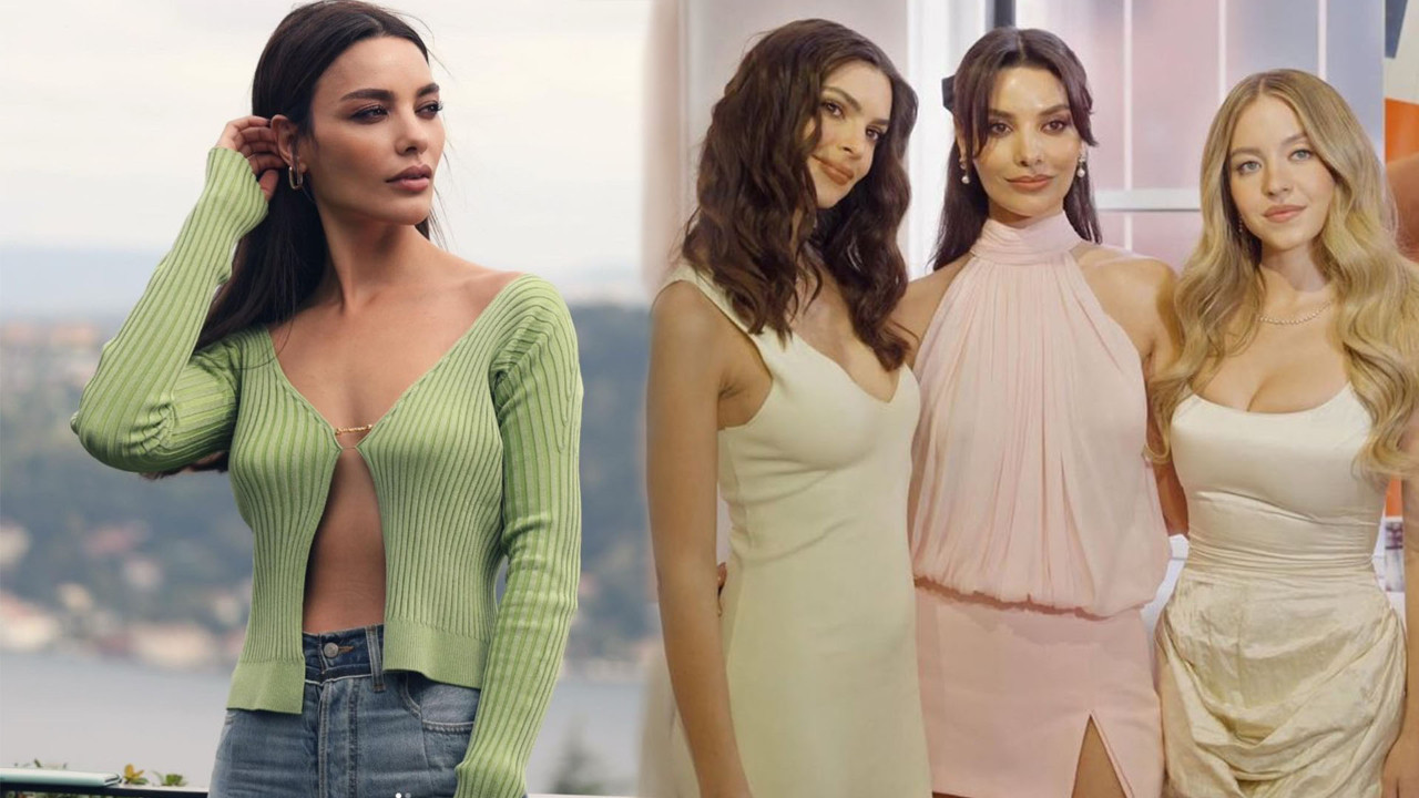 Hazal Filiz Küçükköse, Sydney Sweeney ve Emily Ratajkowski ile bir araya geldi