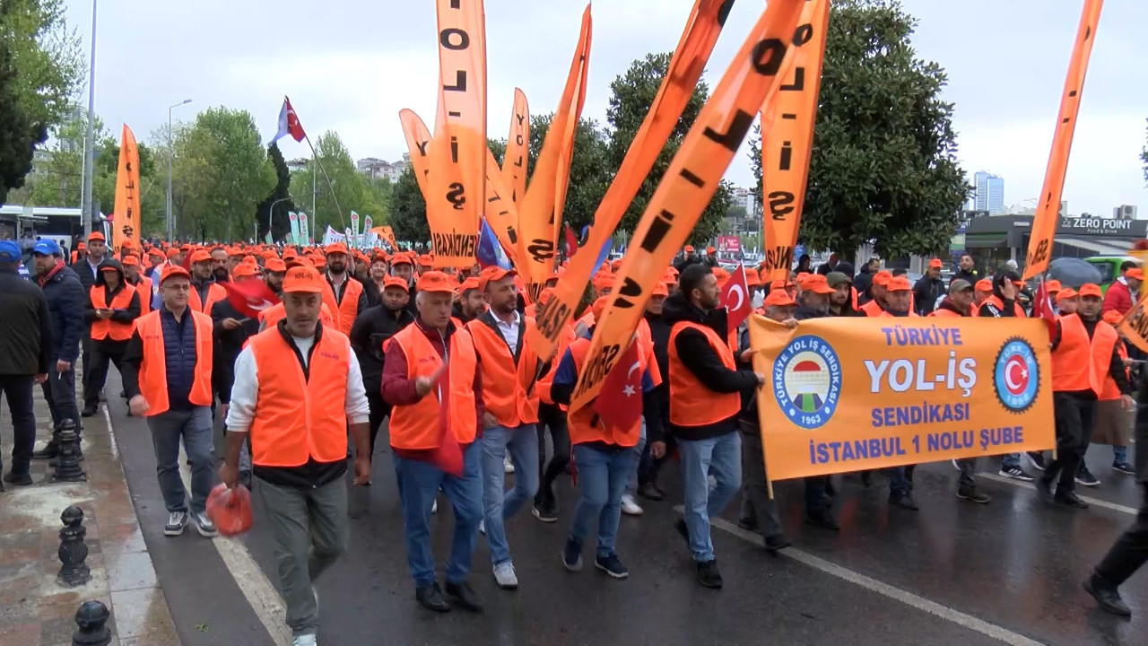 1 Mayıs kutlamalarına sağanak engeli