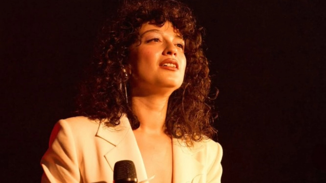 Melike Şahin sahnede aşkını haykırdı: “Kocam çok iyi bir insan neyse ki”