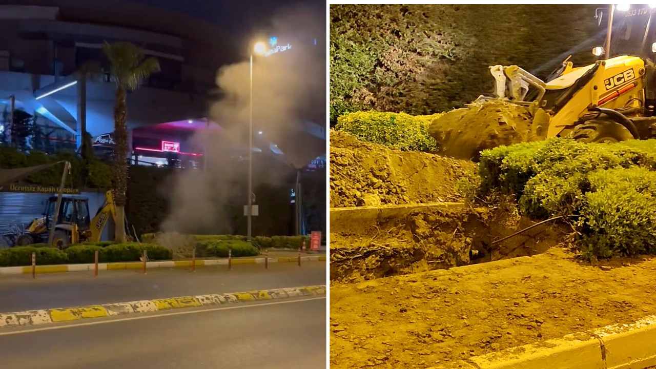 İstanbul’da doğalgaz alarmı: Kazı sırasında boru hattı delindi