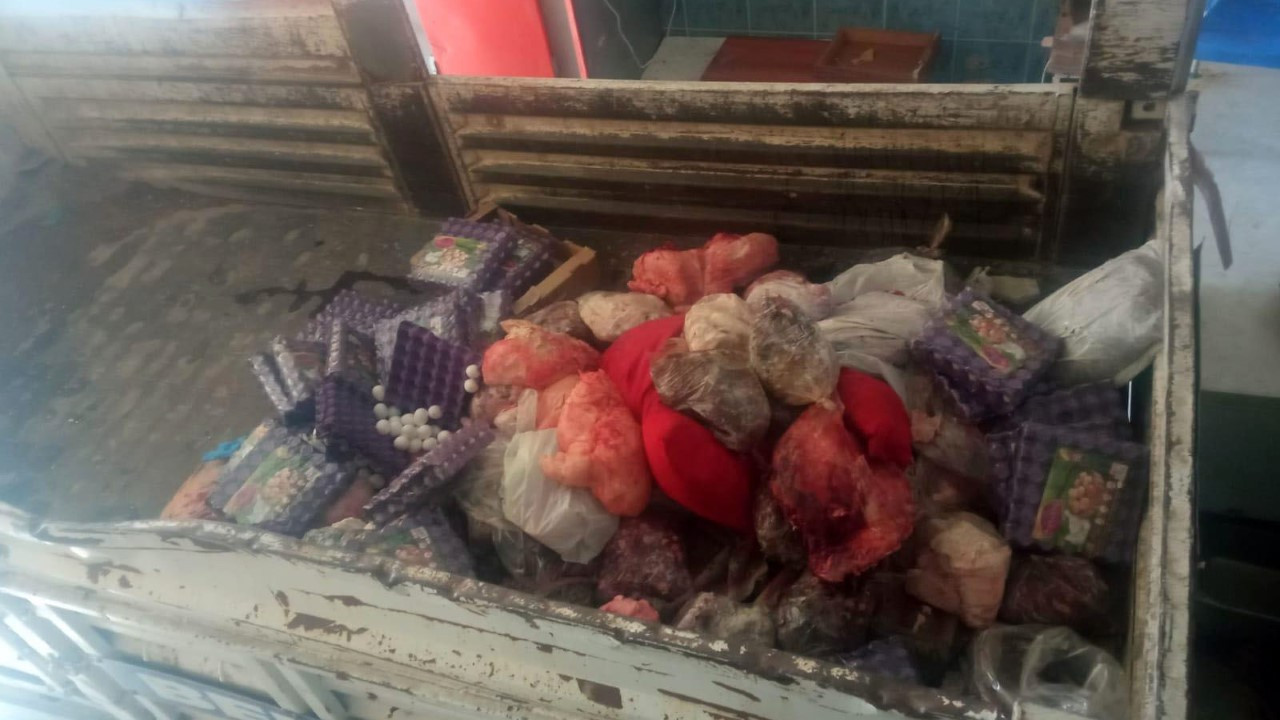 1,5 ton bozuk et ele geçirildi