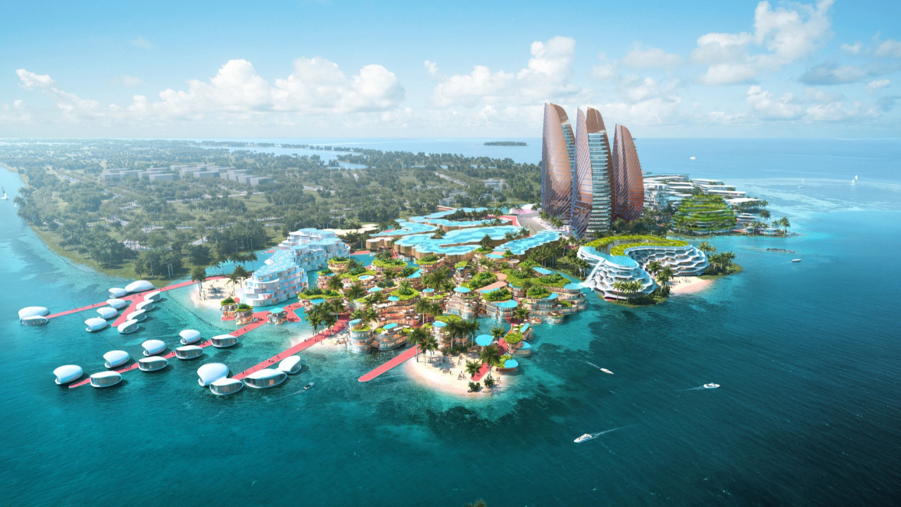 Katar'dan balayı cennetine çılgın proje