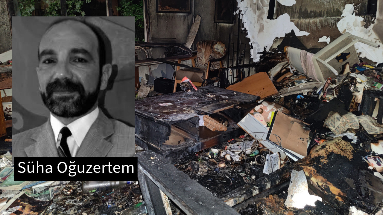 Yazar Süha Oğuzertem İstanbul'da yangında can verdi