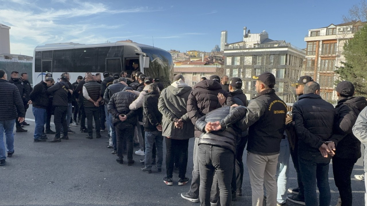 İstanbul'da çete operasyonu