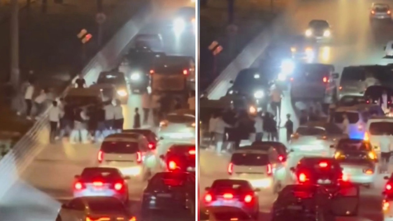 Asker uğurlaması karıştı: Aynı konvoydakiler birbirine girdi