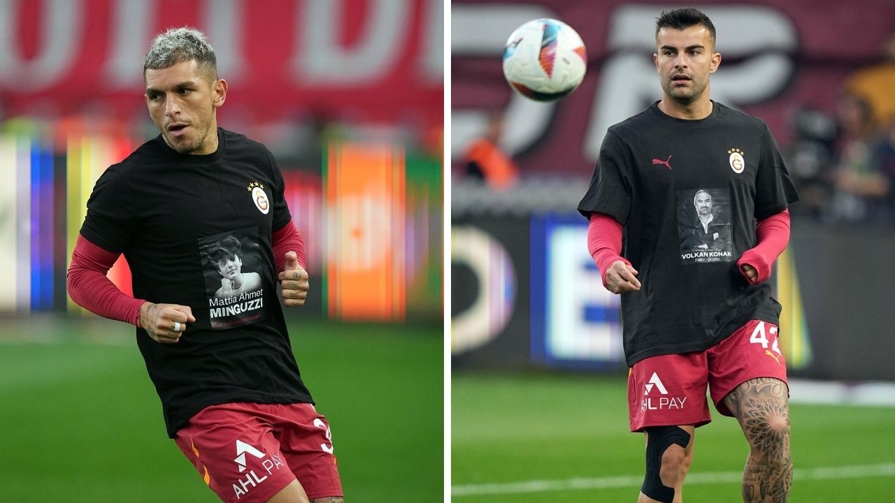 Galatasaray Mattia Ahmet ve Volkan Konak'ı unutmadı