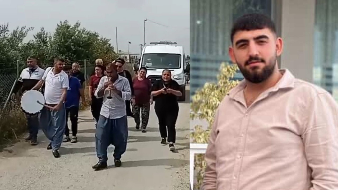 Kazada ölen genç davul zurna eşliğinde toprağa verildi