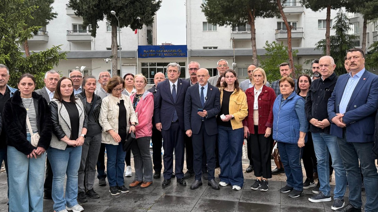 Samsun'da CHP’nin imza standına saldırı