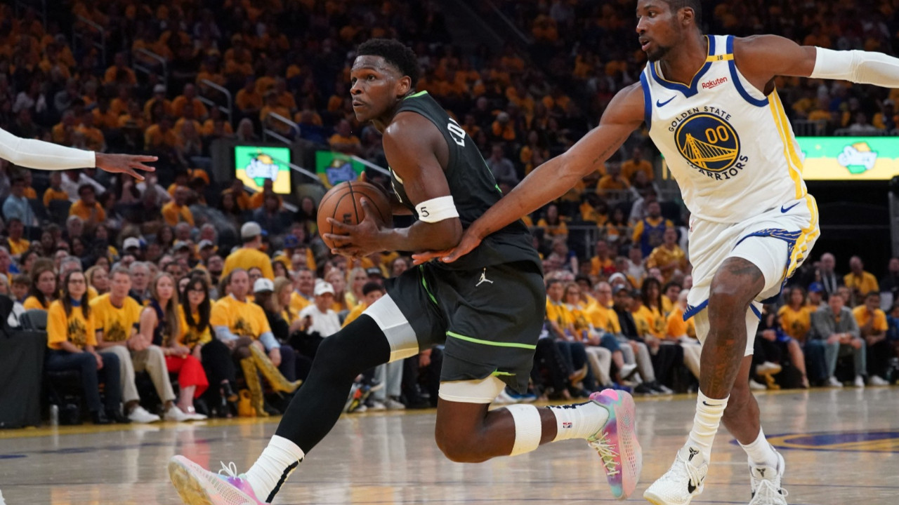 Anthony Edwards şov yaptı: Minnesota, Curry'siz Golden'ı devirdi