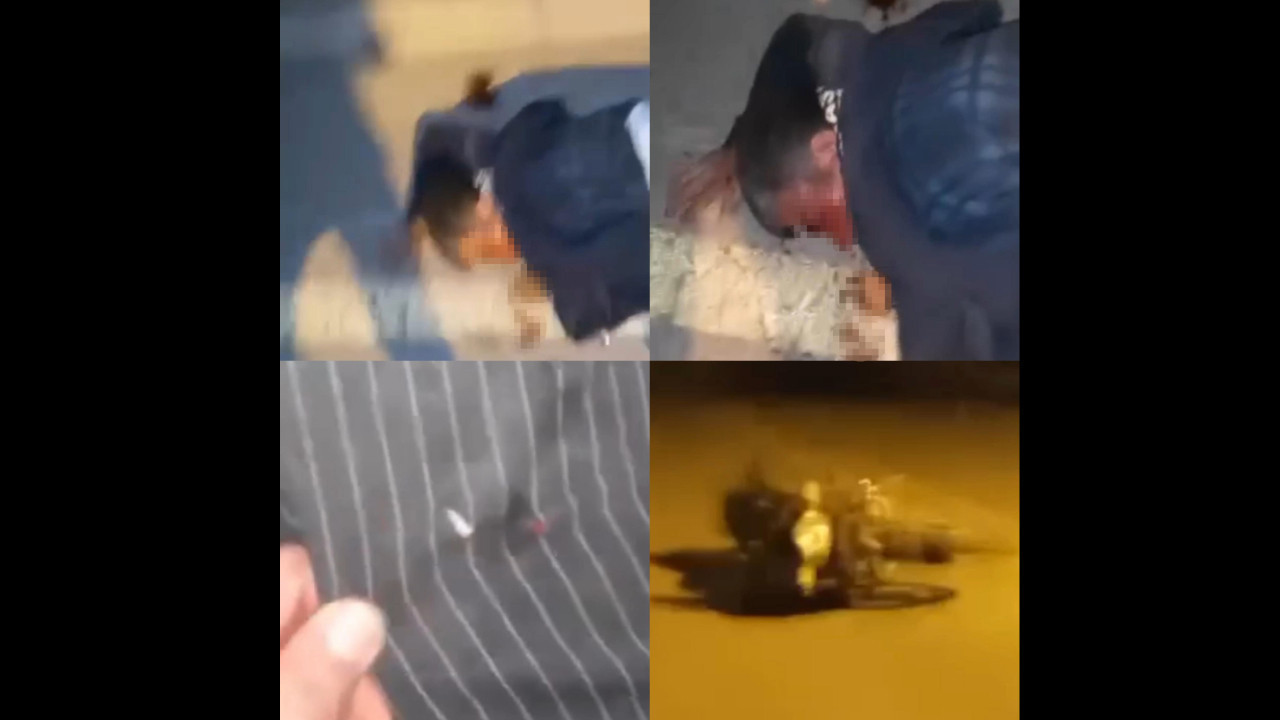 Dövüp bıçakladı, can çekişirken videoya çekip yaptıklarını anlattı