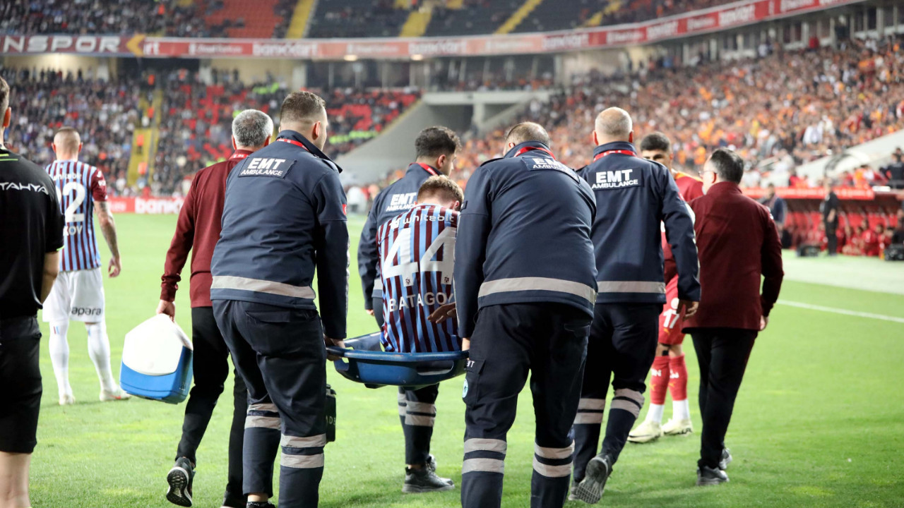 Trabzonspor'da şansız sakatlık! Oyundan alındı