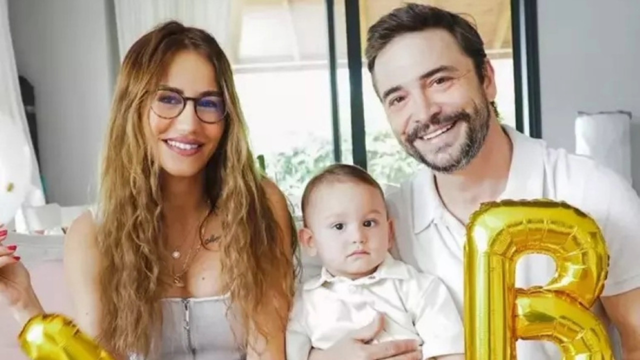 Ünlü oyuncu Ahmet Kural, oğlunun ilk yaşını böyle kutladı