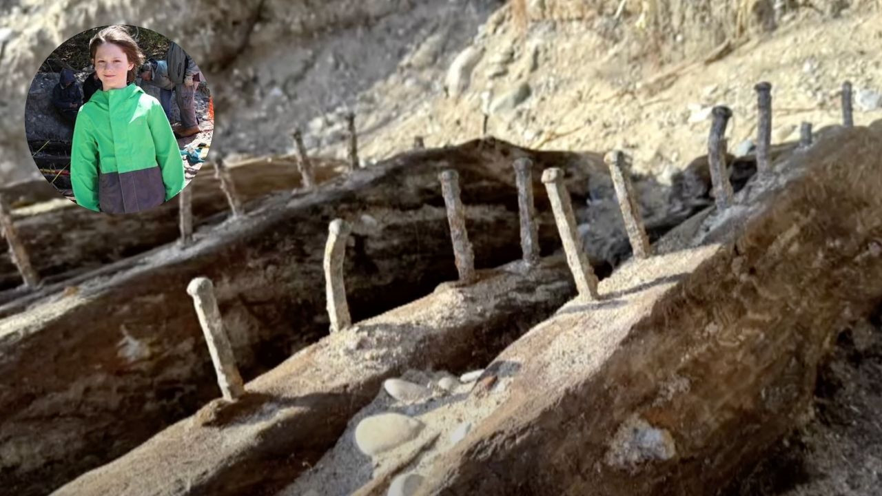 8 yaşındaki çocuk 169 yıllık gemi enkazını buldu