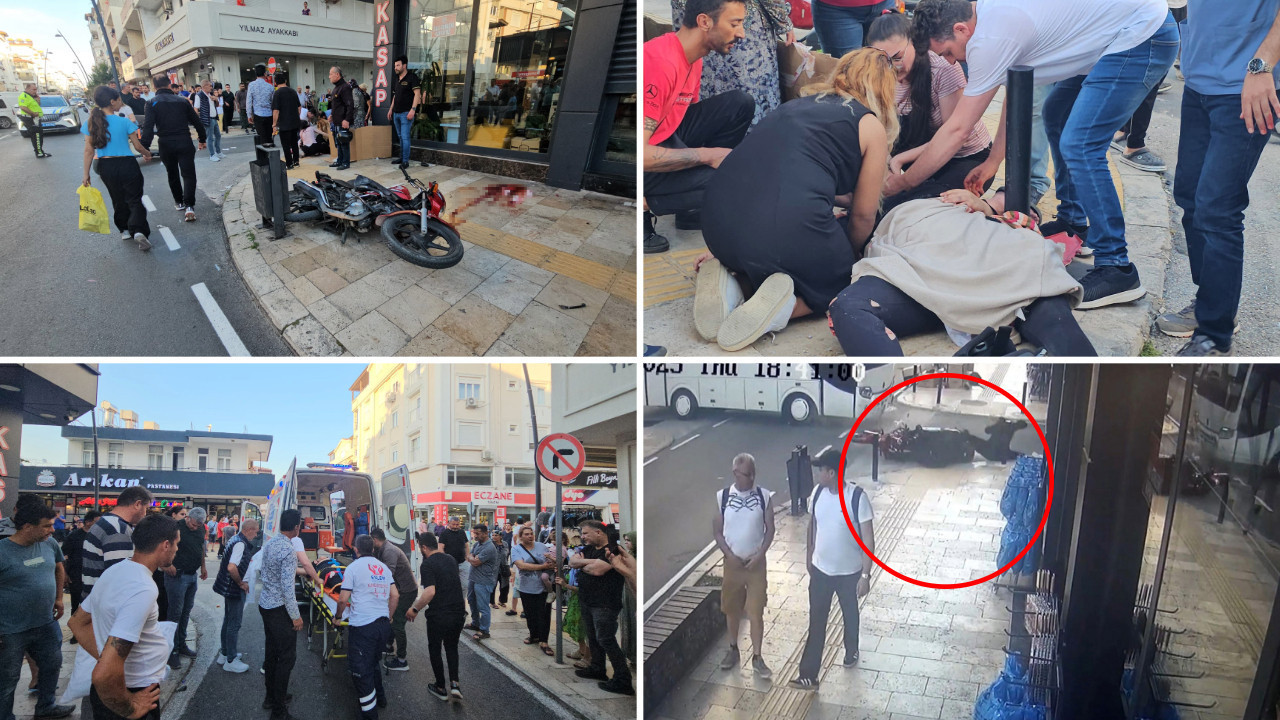 Genç motosiklet sürücüsü feci şekilde can verdi