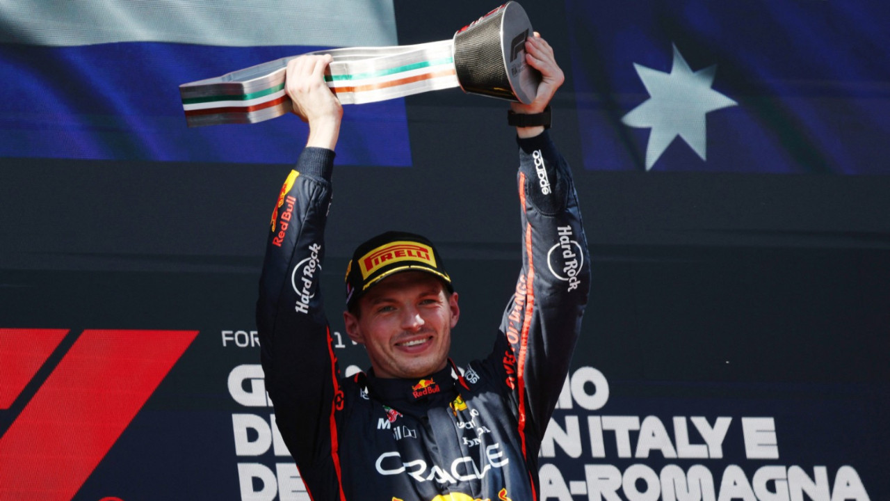 Emilia-Romagna'da zafer Max Verstappen'in