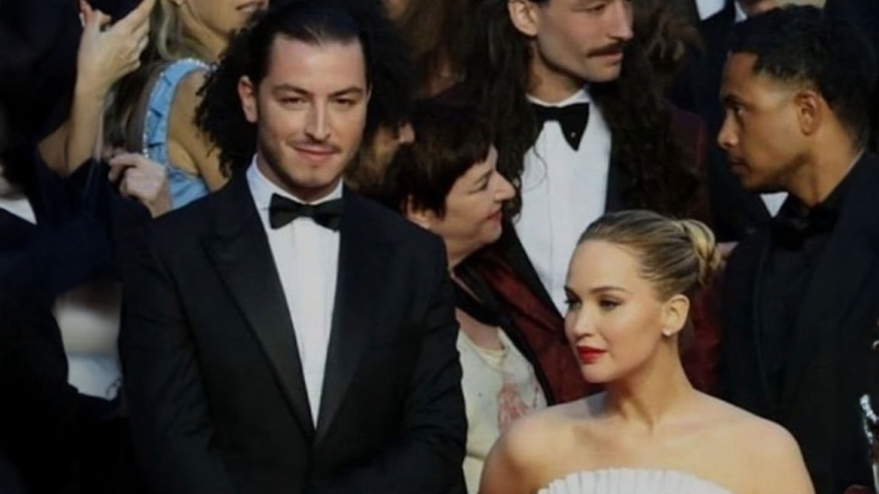 Boran Kuzum ile Jennifer Lawrence aynı karede