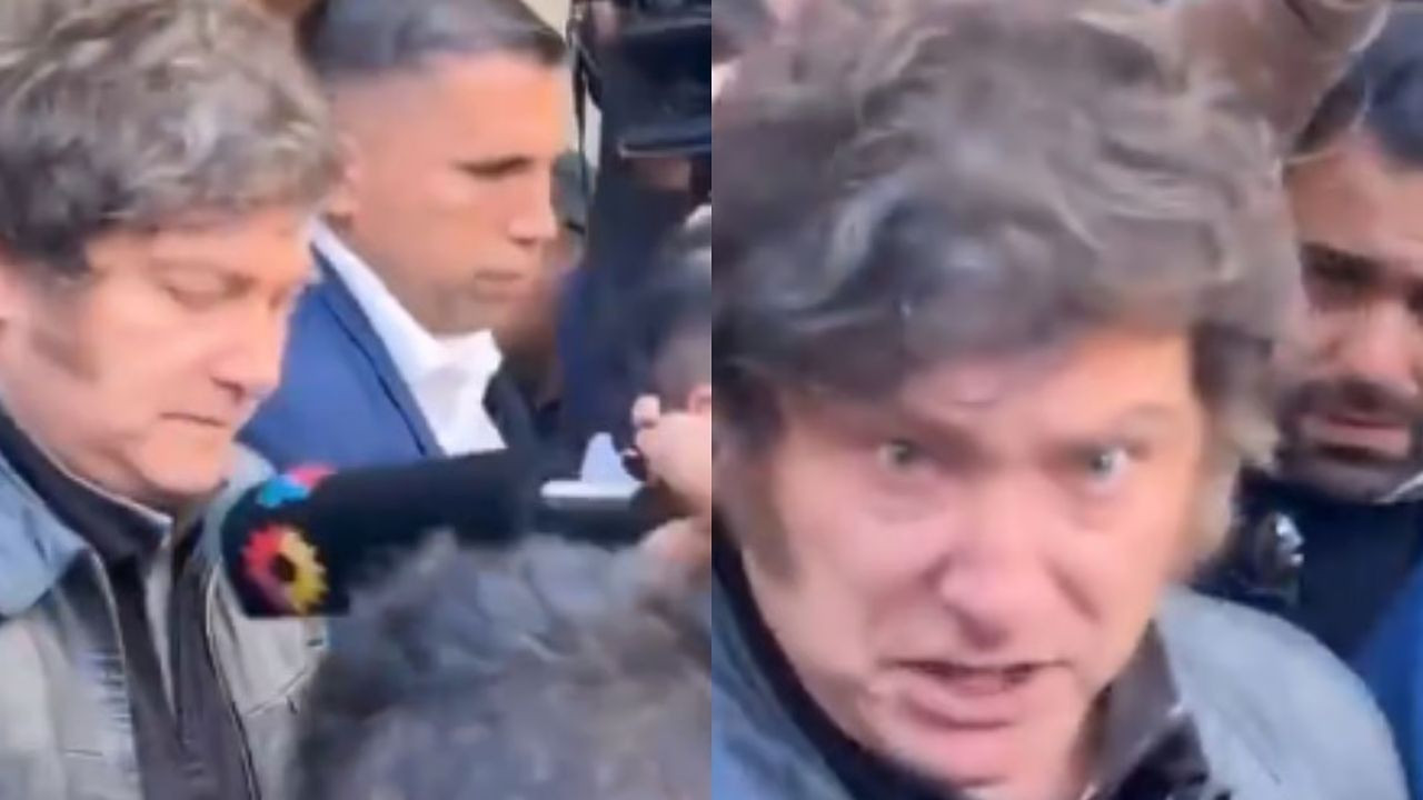 Devlet Başkanı, burnuna çarpan mikrofona çıldırdı