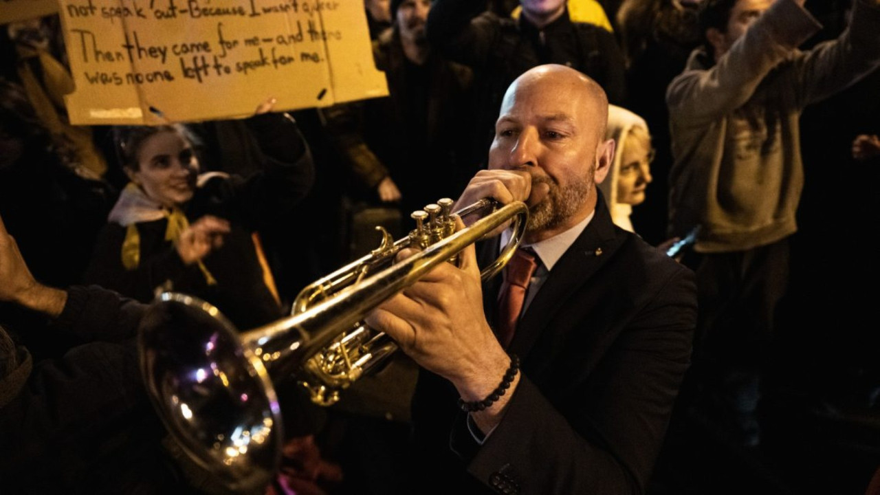 Trompetli protestocuya Erdoğan cezası
