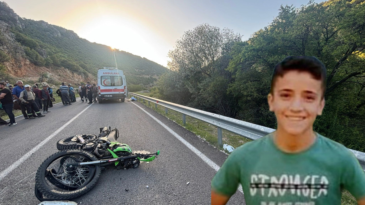 Savrulan motosikletteki genç öldü