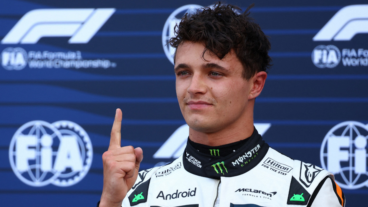 Monako'da pole pozisyonu Lando Norris'in