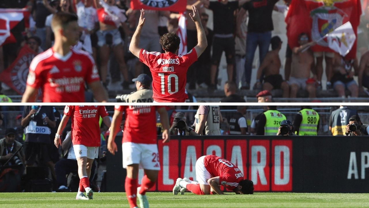 Benfica kupayı da Sporting'e verdi: Orkun'un füzesi yetmedi