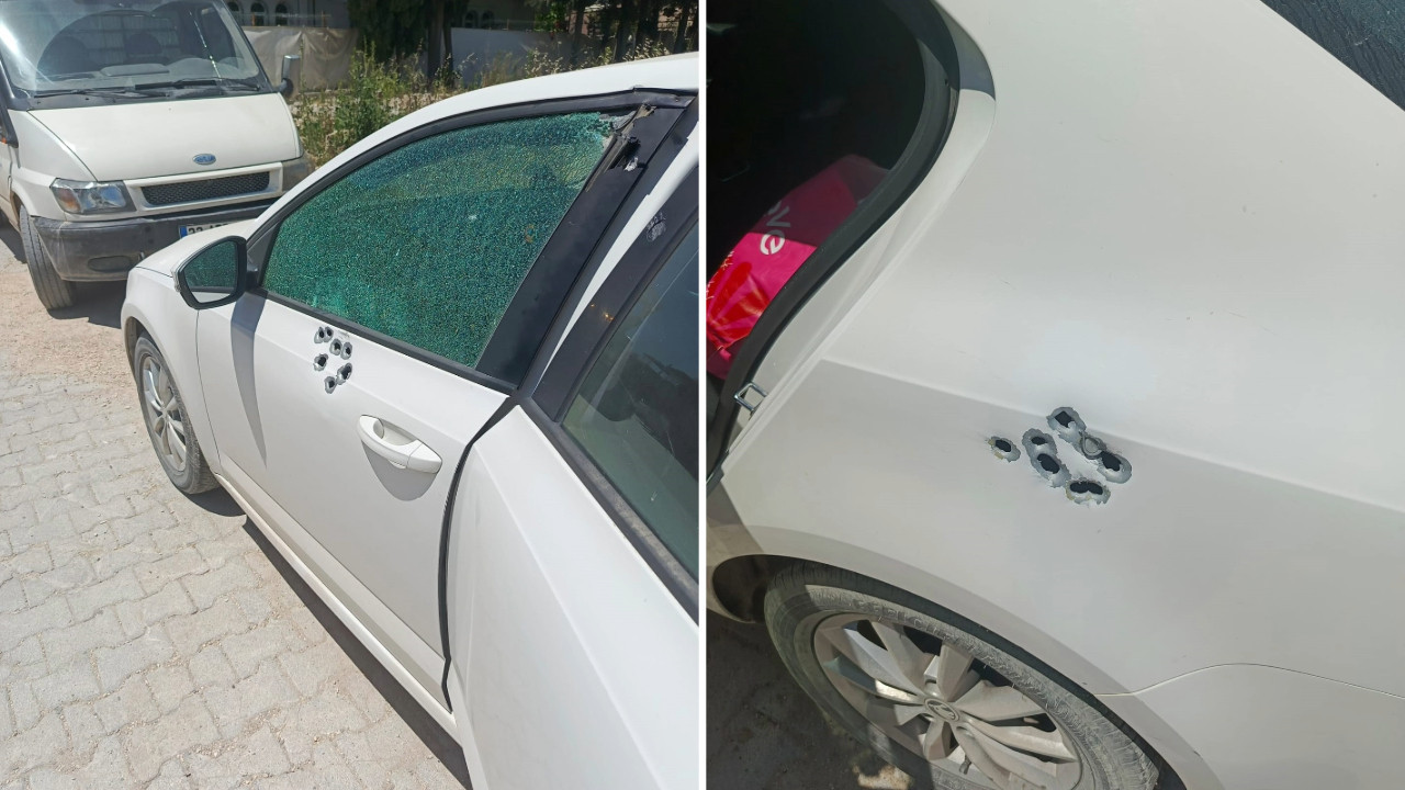 İş kadınının arabasına 23 mermi sıktılar