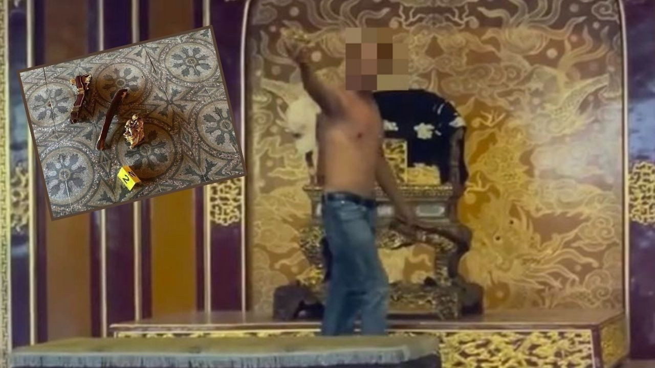 'Ulusal hazine'yi kırdı, gözaltına alındı