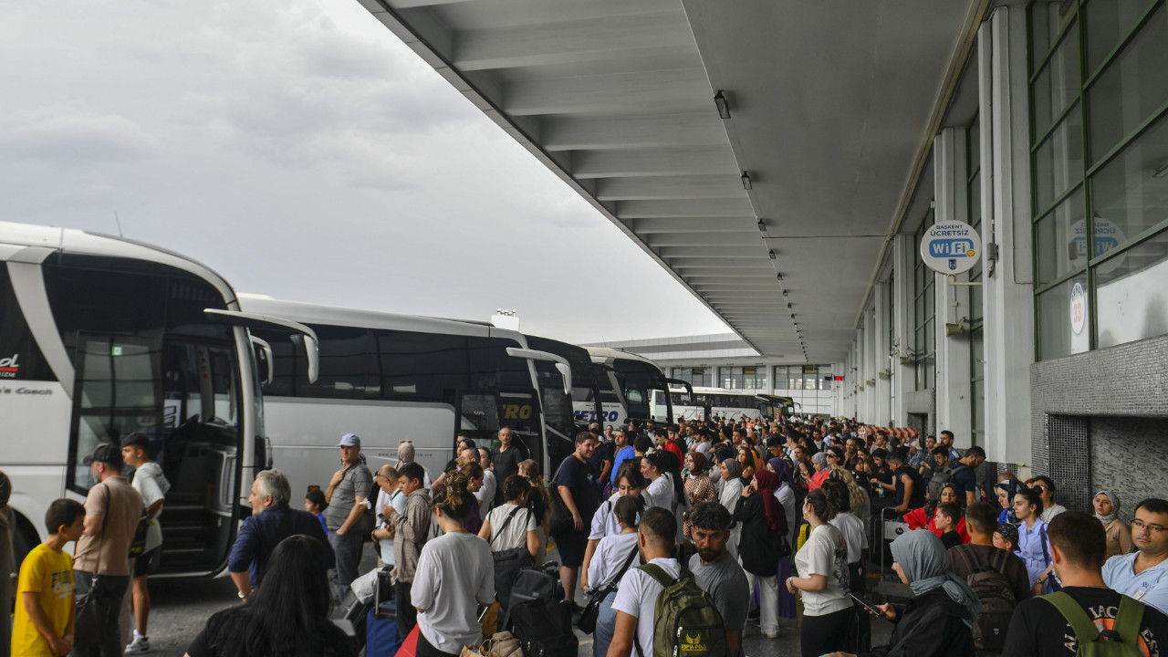 Bayram öncesi otobüsler doldu