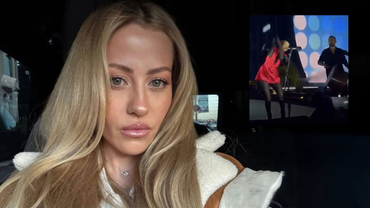 Derya Uluğ’a Şanlıurfa konserinde su şişesi fırlatıldı