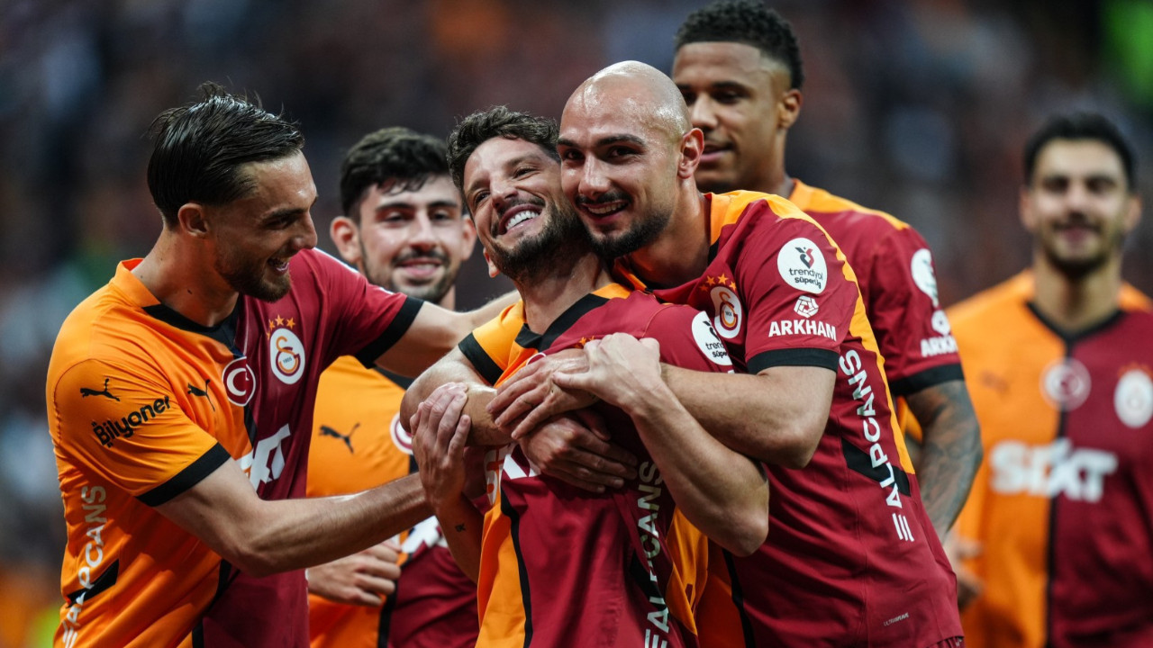 Mertens ve Osimhen'den sevgilerle: Şampiyon Galatasaray 3 puanla kapattı
