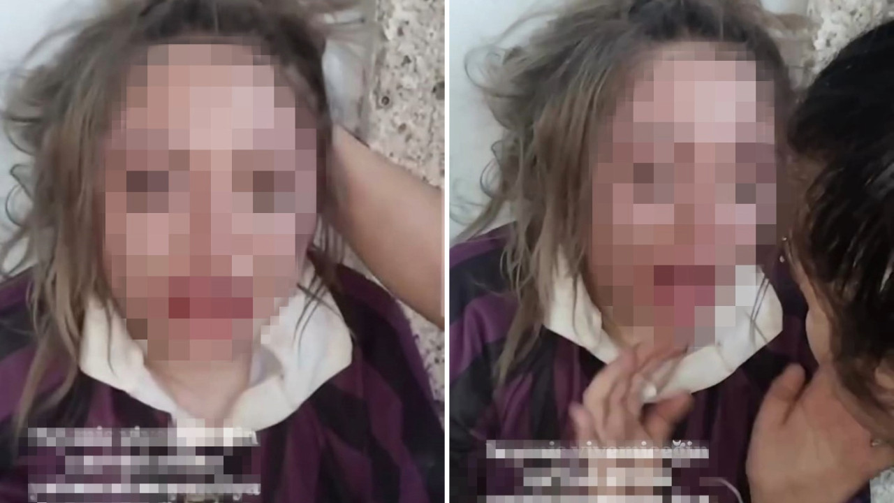 Genç kızı darp edip sosyal medyada paylaştılar