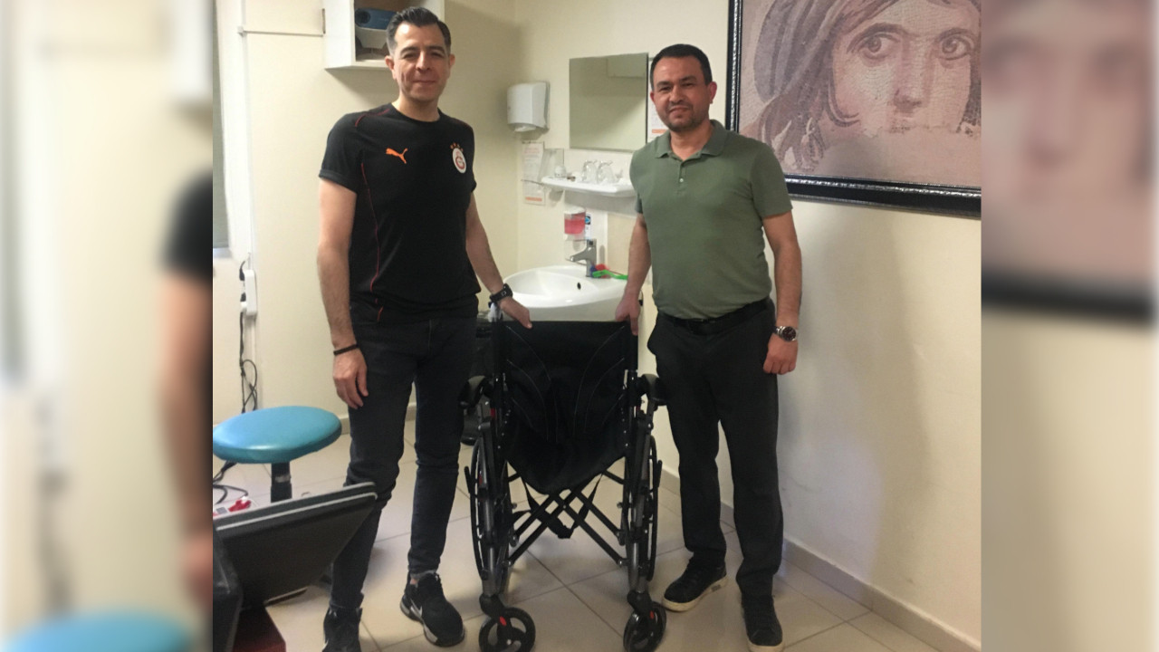 Doktoru tehdit etmişti: Tekerlekli sandalye bağışlayınca ceza almadı