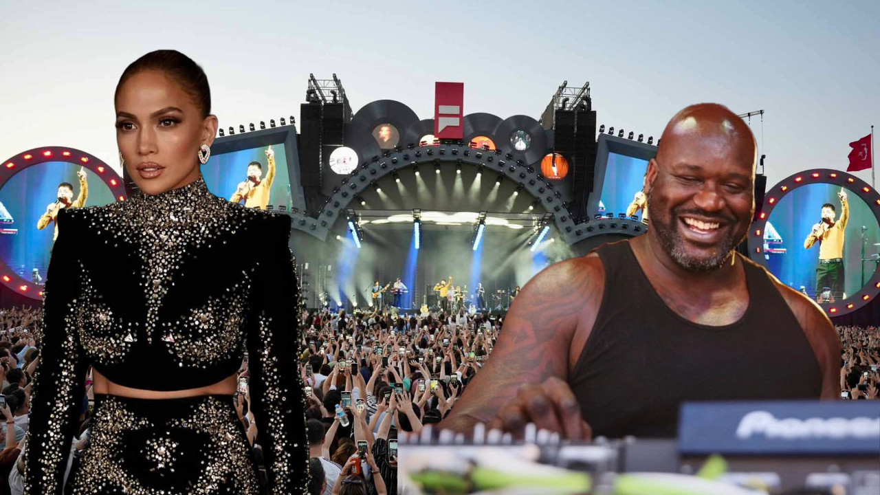 Shaquille O’Neal ve Jennifer Lopez, İstanbul Festivali’nde sahne alacak