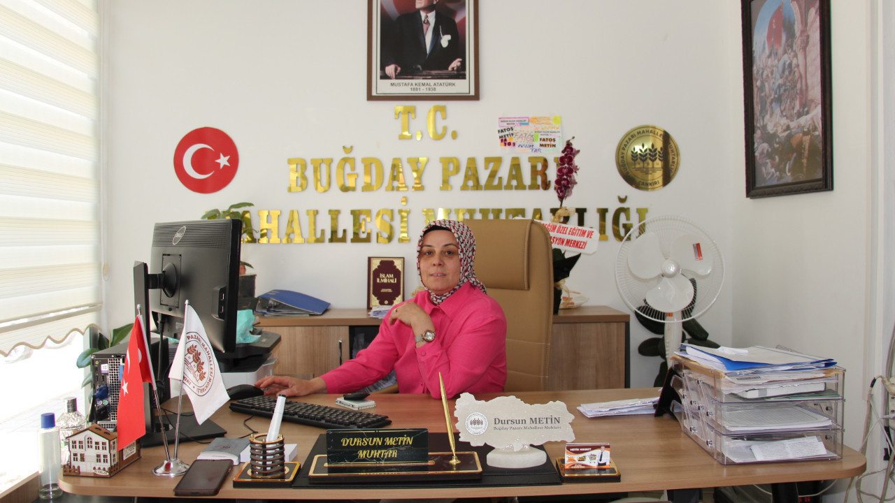 Muhtar hayatını kaybetti yerine eşi seçildi