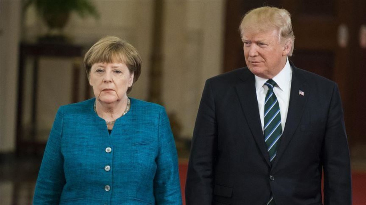 Beyaz Saray'da yeni gerilim... Trump, Merkel'i yerden yere vurdu