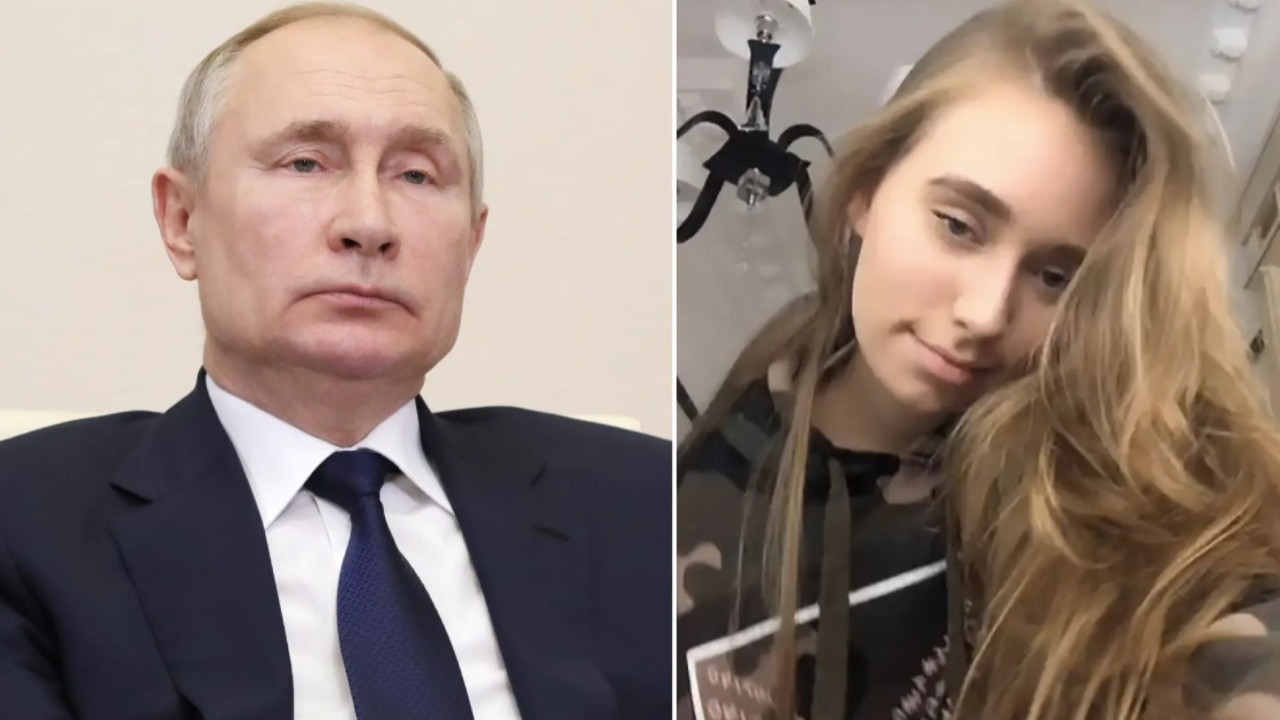 Putin'in gizli kızı, savaş karşıtı galeride ortaya çıktı