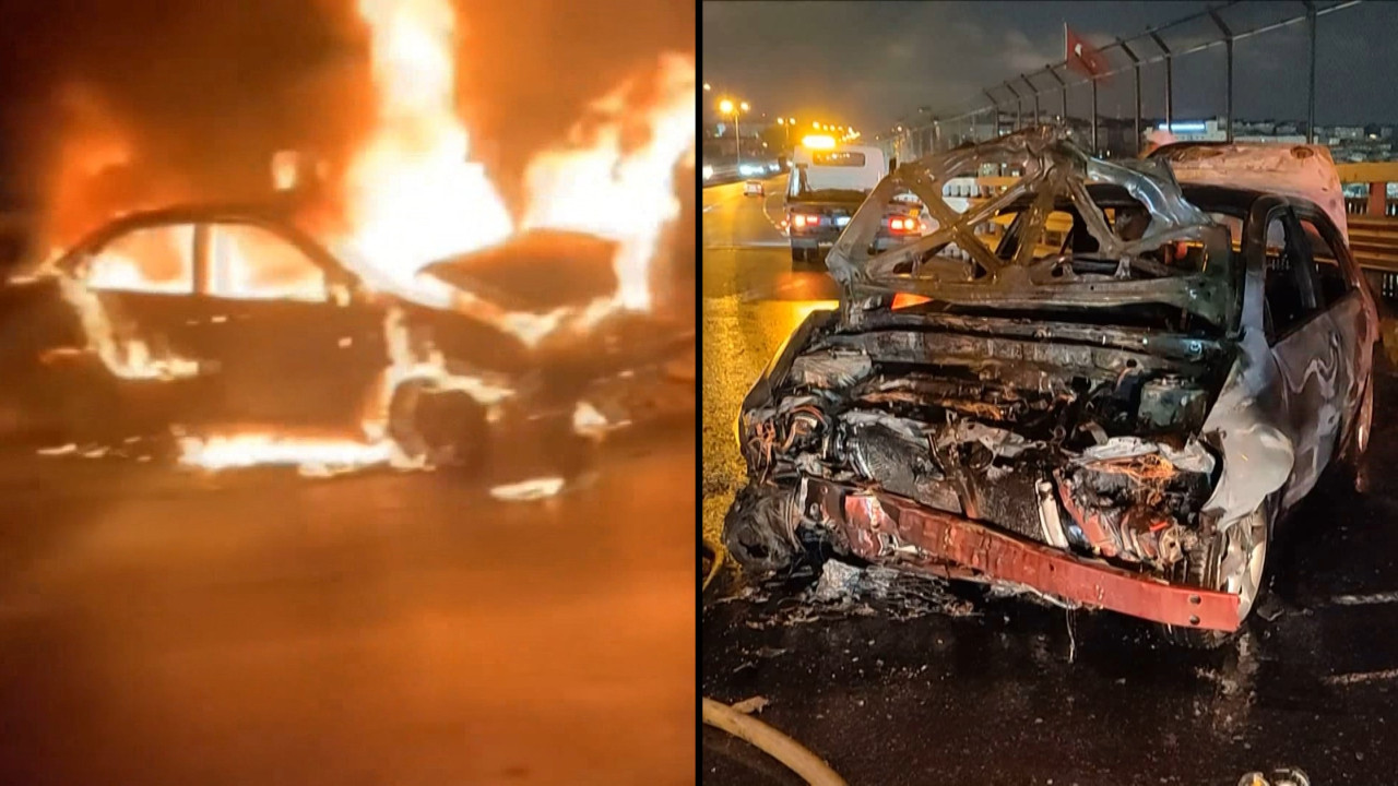 Çarpmamak için manevra yaptı, alev topundan son anda çıktı