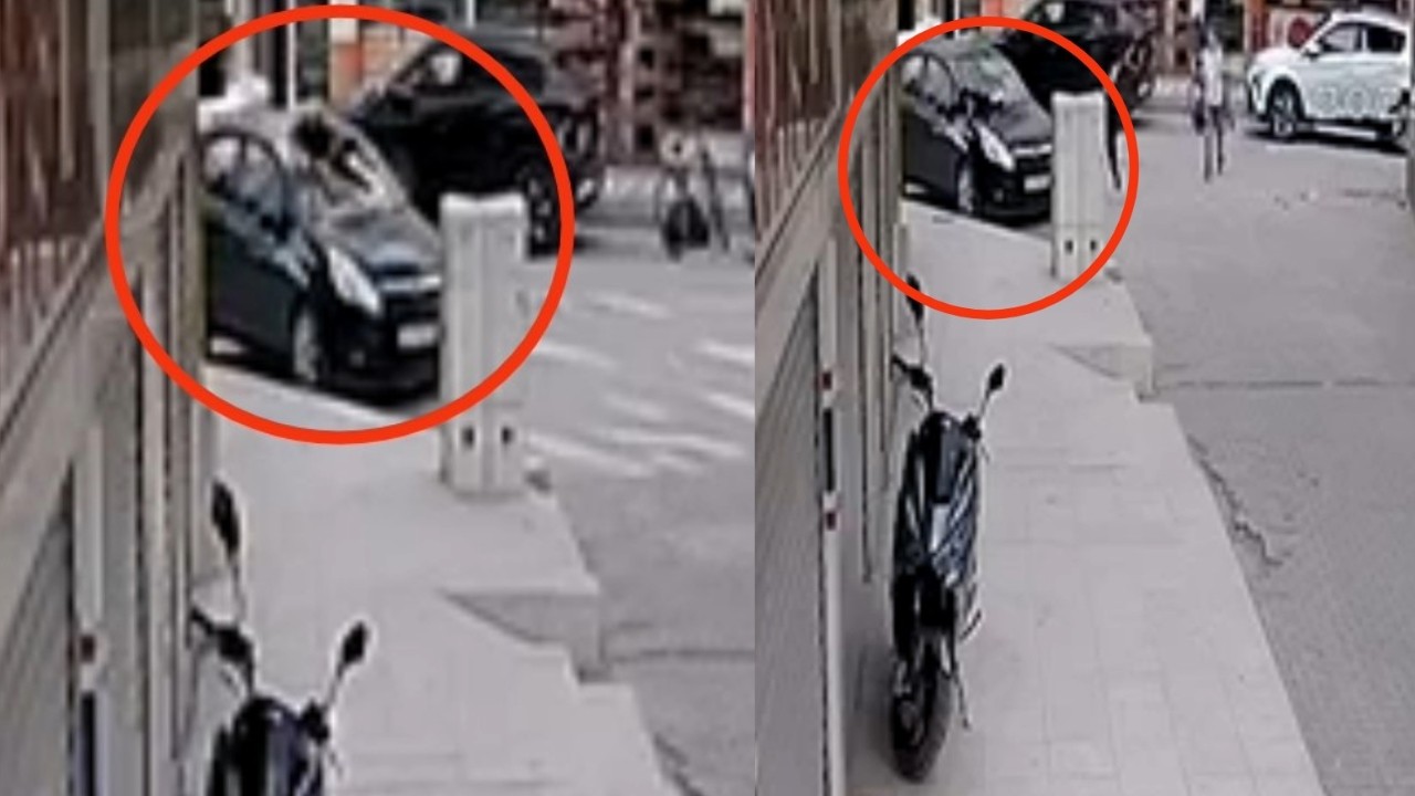 6 yaşındaki çocuk 5'inci kattan arabanın üstüne böyle düştü