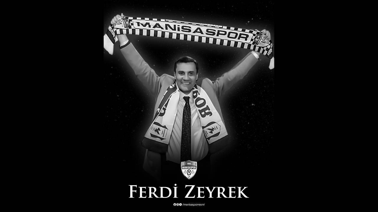 Manisa'da spor camiasının Ferdi Zeyrek yası
