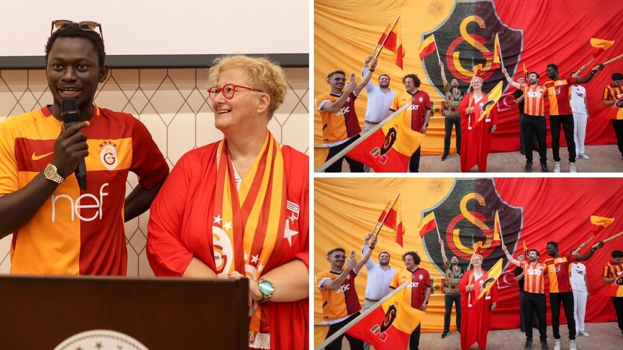 Galatasaray'ın şampiyonluğu Senegal'de kutlandı