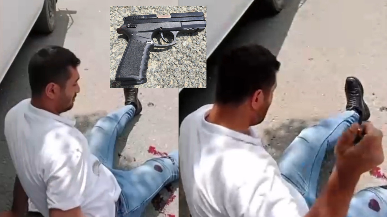 Kendisini rahatsız eden kişiyi bacağından vurdu