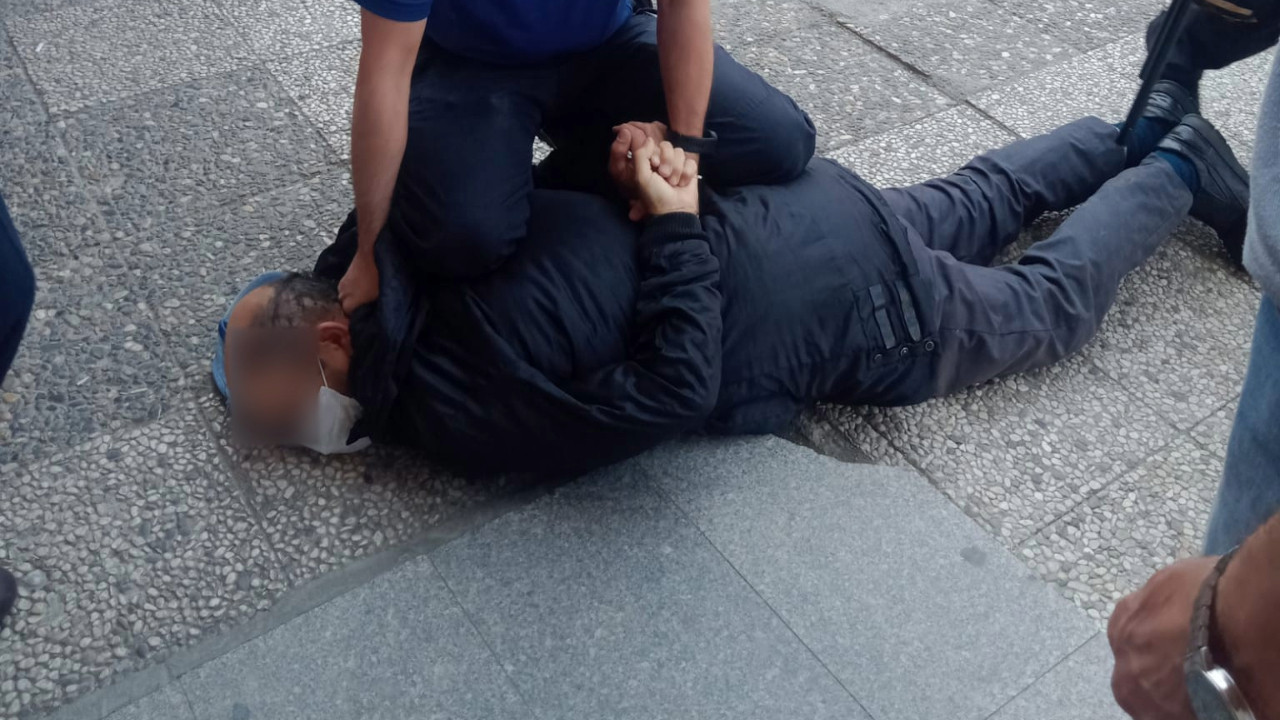 Krediye onay çıkmayınca bankada dehşet saçtı